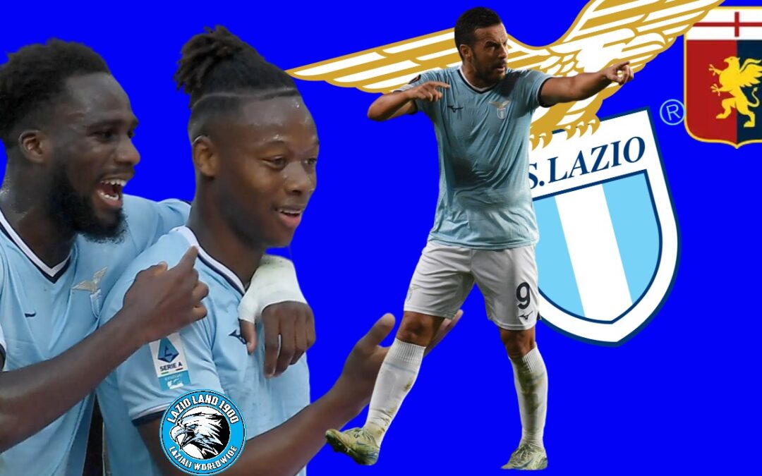 Show biancoceleste all’Olimpico: la Lazio affonda il Genoa con un netto 3-0