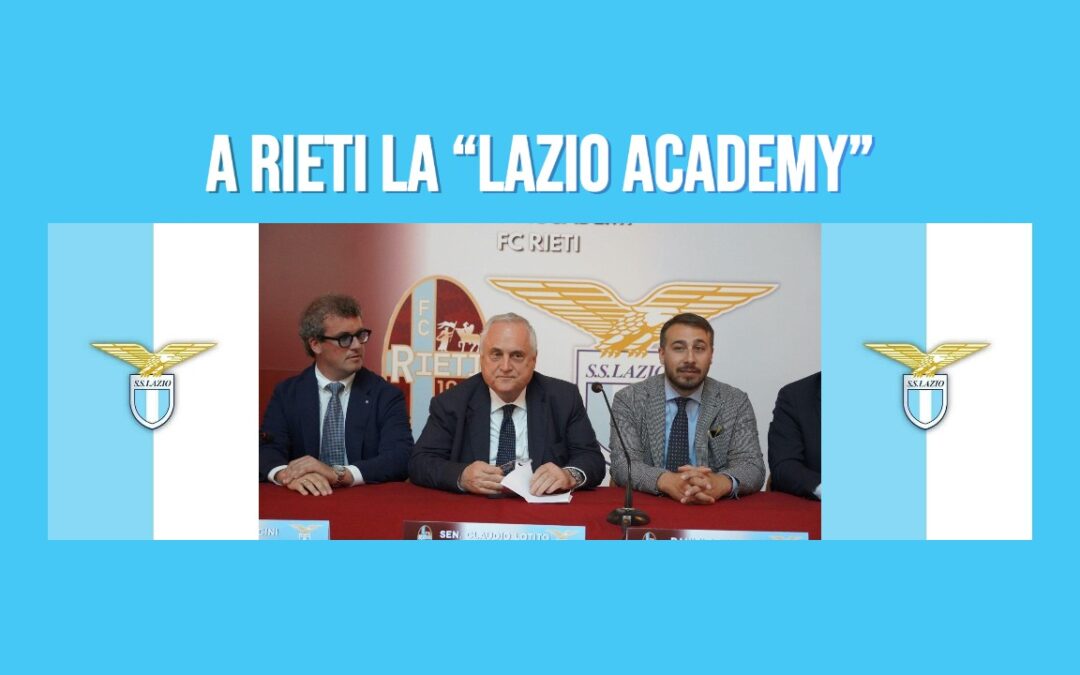 La Lazio scommette sui giovani: nasce la Lazio Academy a Rieti