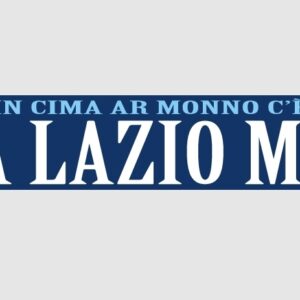 sciarpa leggera "La lazio mia"
