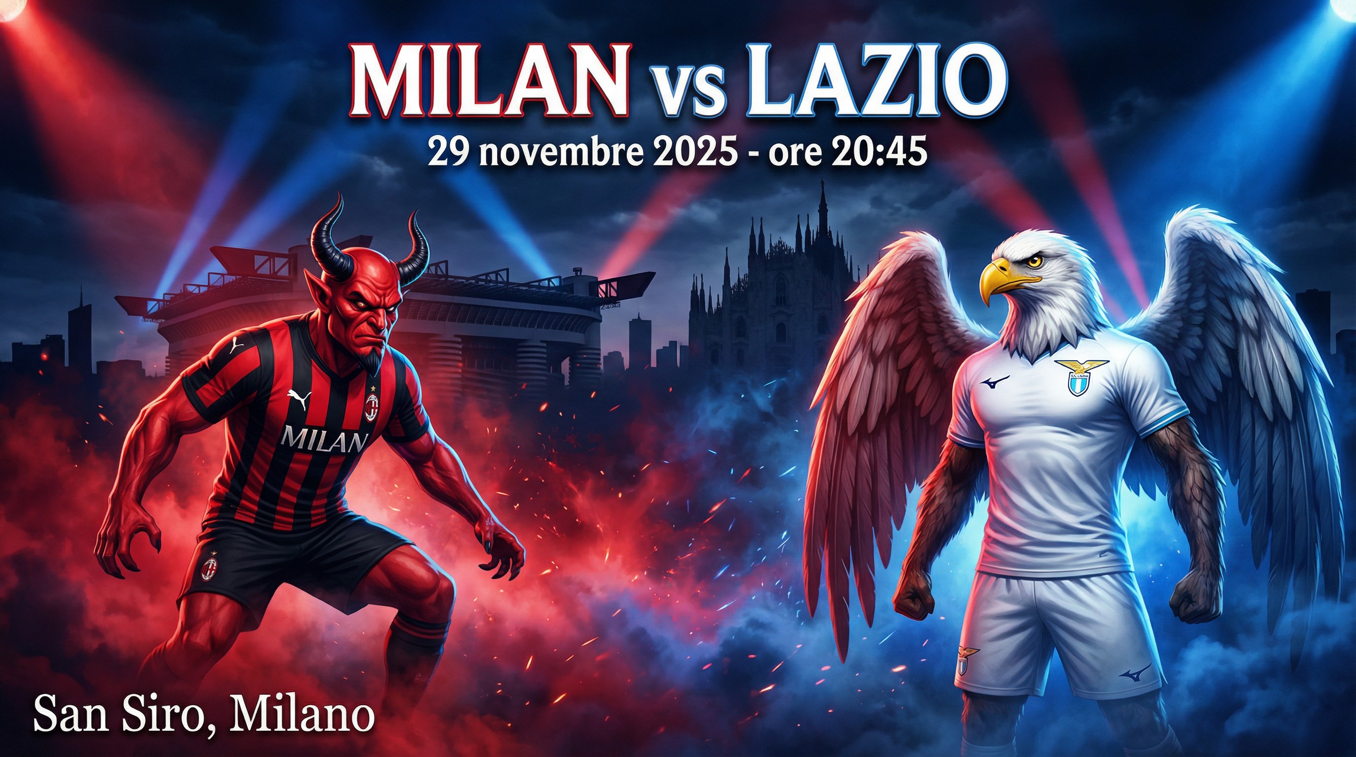 Big match Milan–Lazio: la squadra di Sarri cerca la sterzata europea