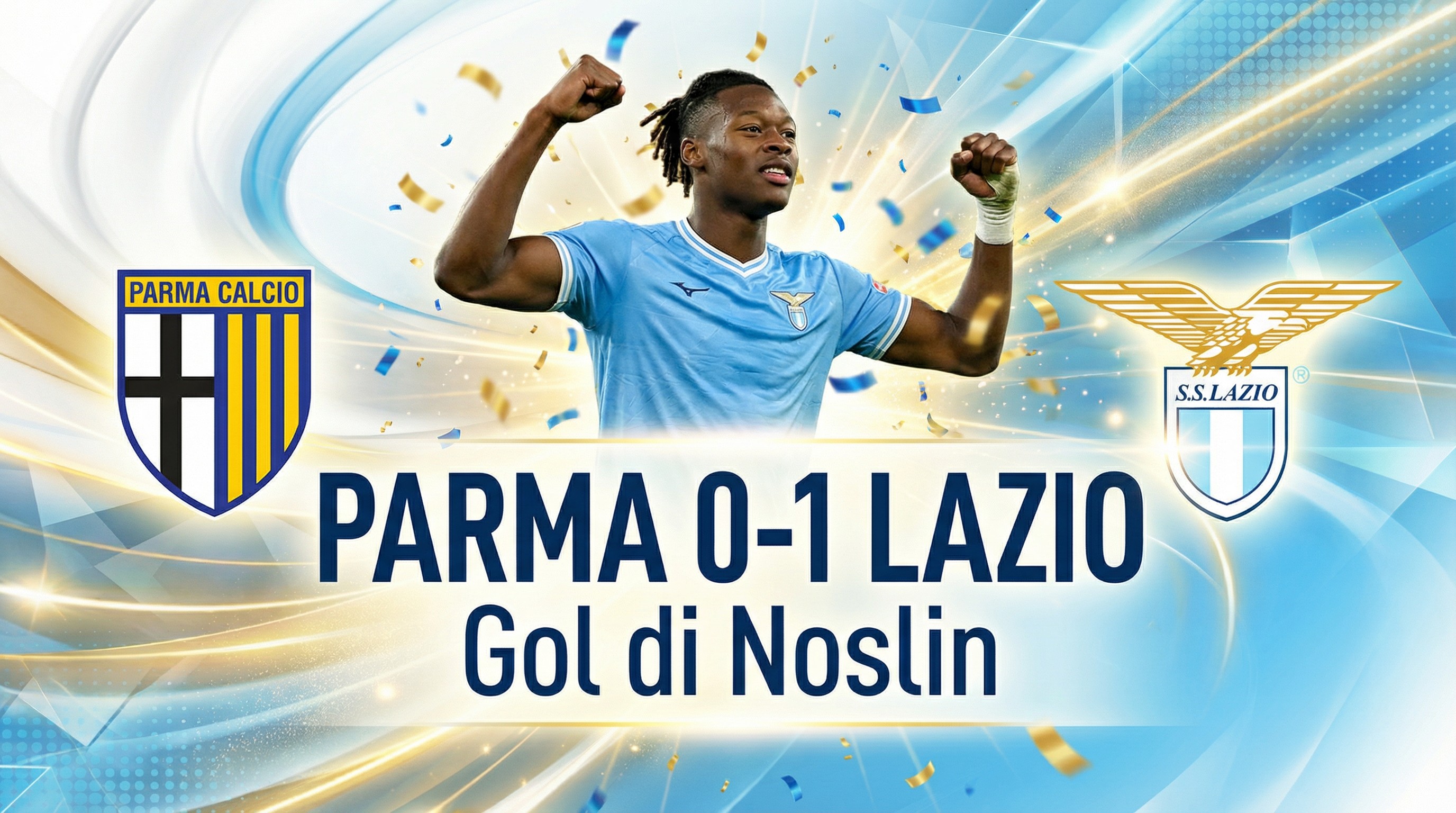 Notte da leggenda: la Lazio resiste in nove e vince a Parma