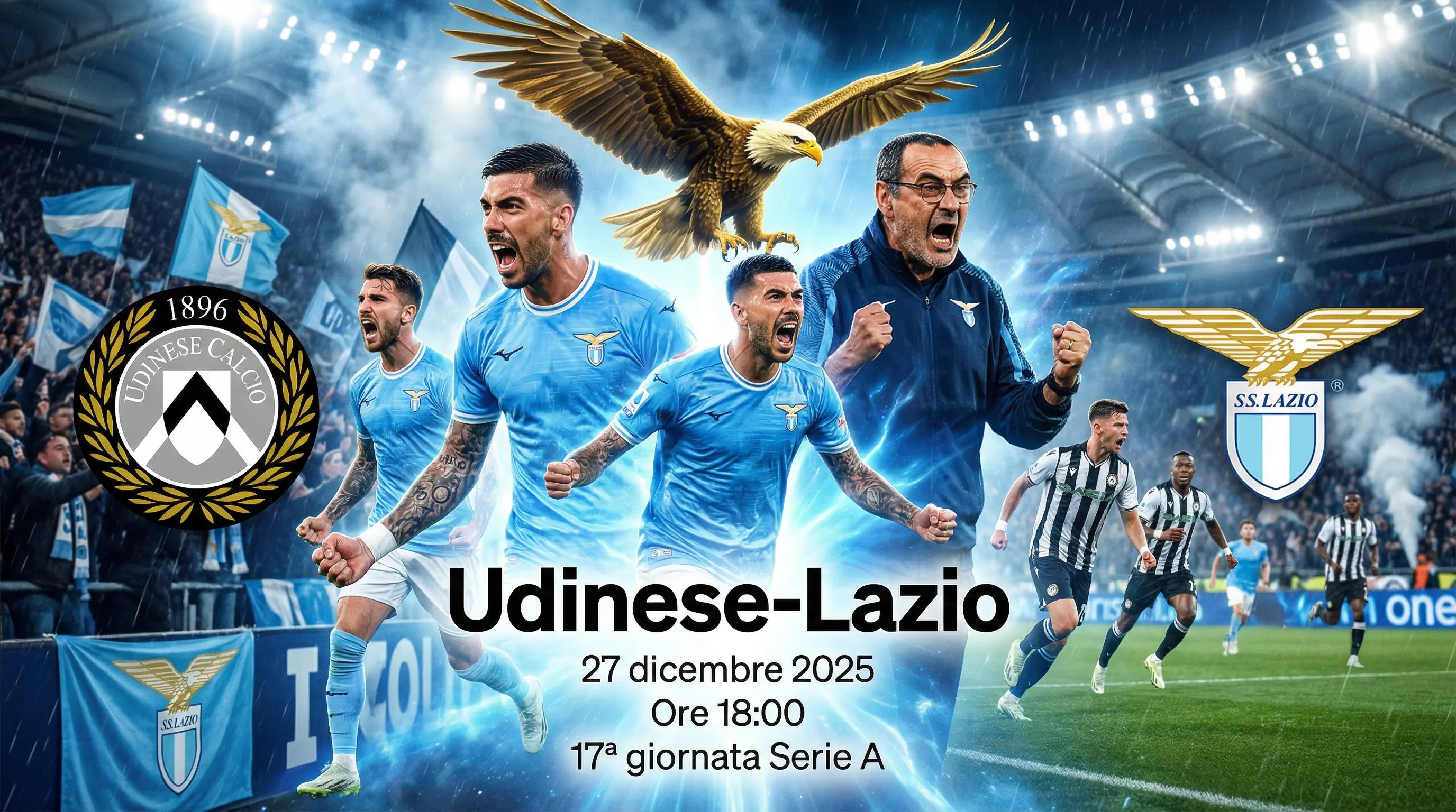 BluEnergy Stadium, esame Lazio: numeri, formazioni e chiavi della sfida. TV & Streaming