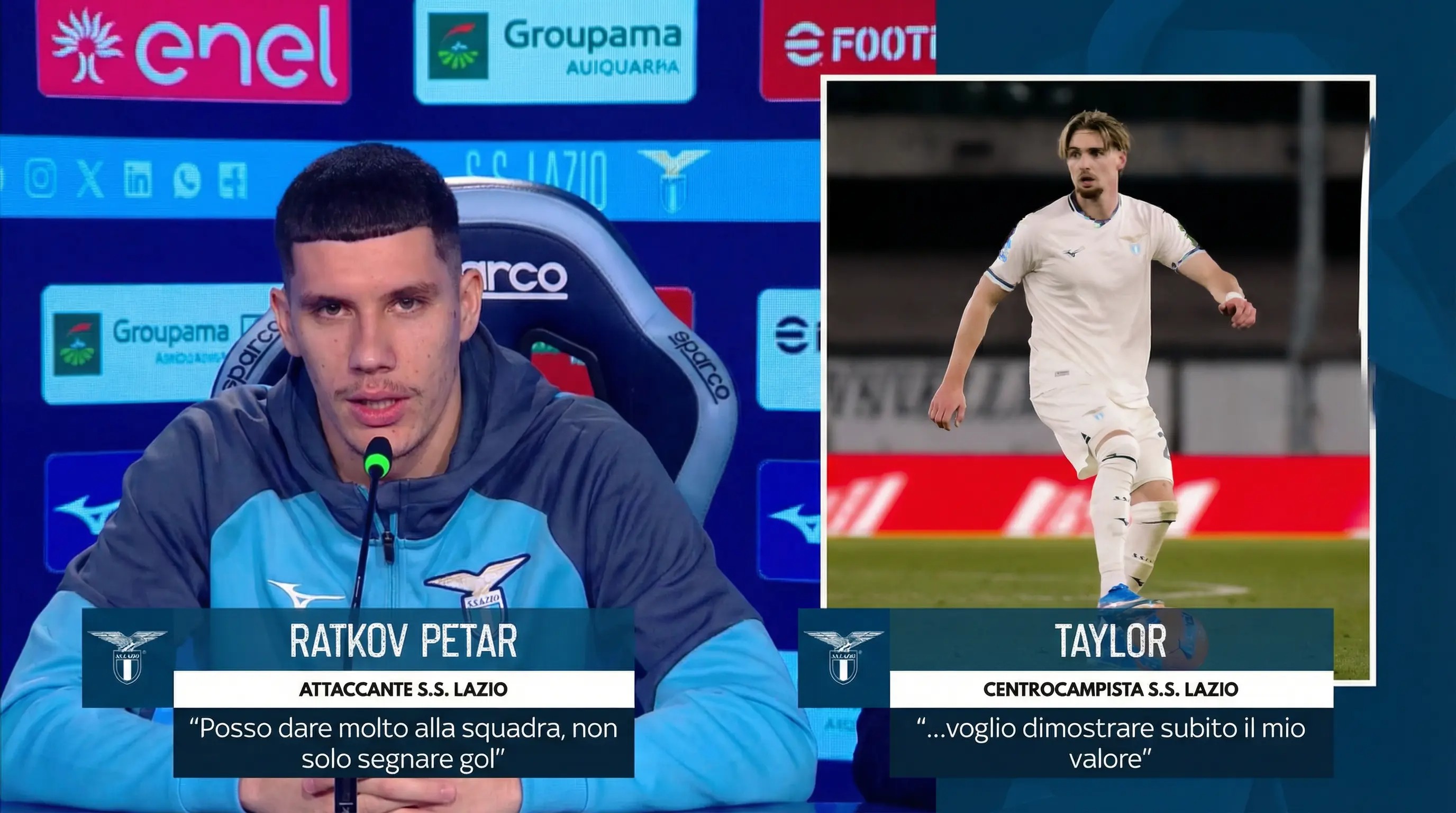 Nuovi volti biancocelesti: Ratkov e Taylor pronti a fare la differenza