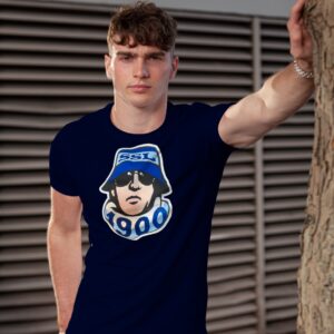 T-shirt cappello pescatora ssl 1900 blu