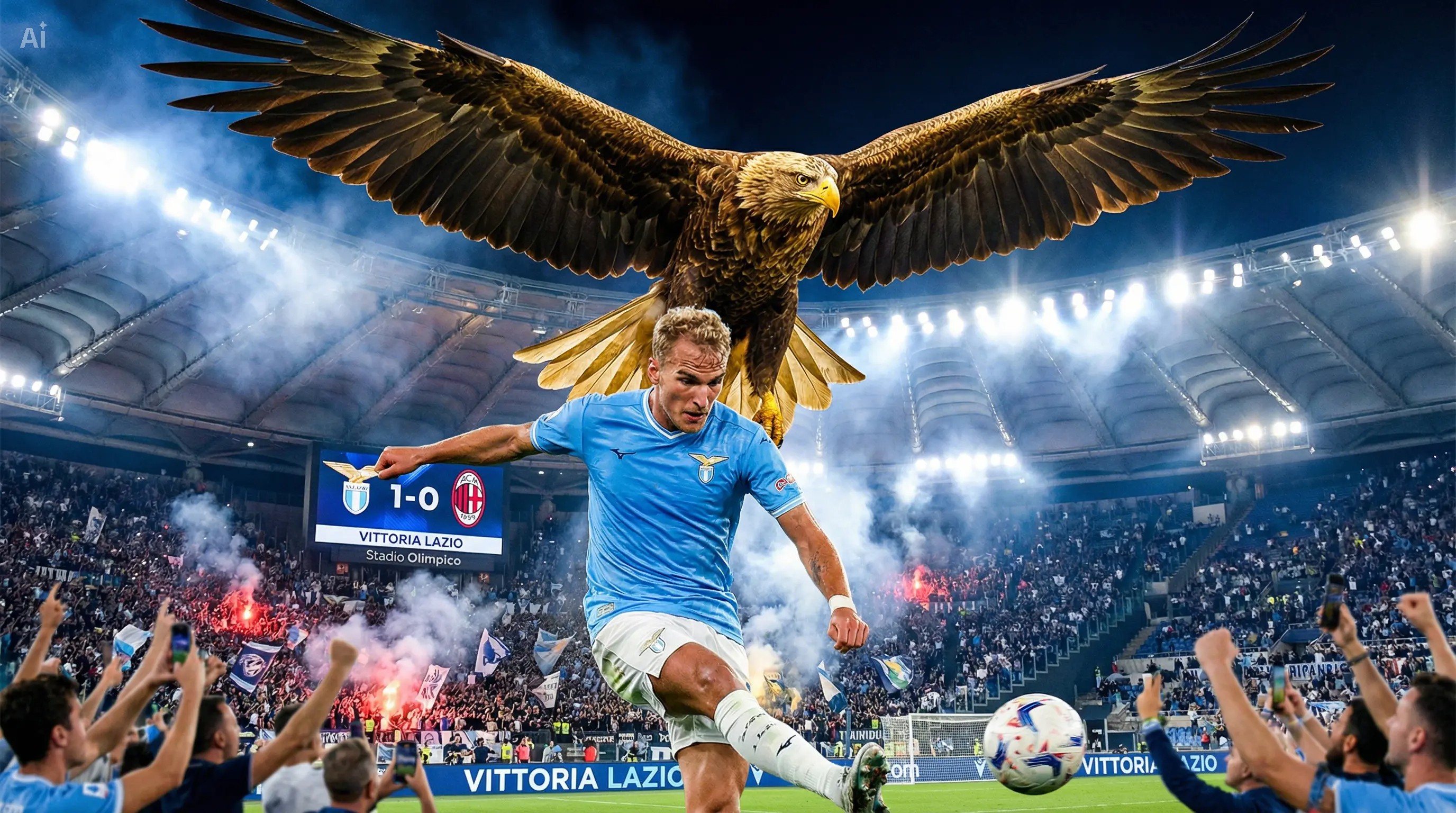 Isaksen punisce ancora il Milan: la Lazio vola grazie anche al baby fenomeno Motta
