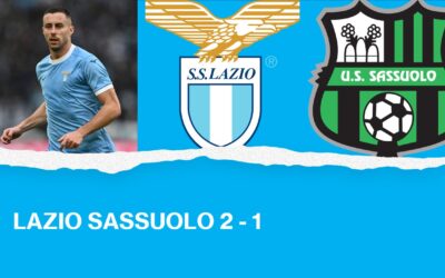 Cuore Lazio: Marusic decide nel recupero, Sassuolo battuto 2-1